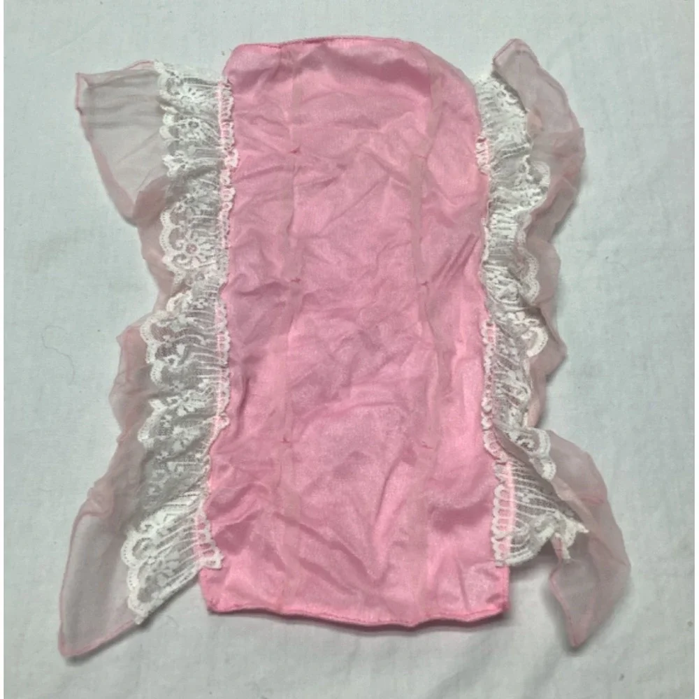 Lot of Barbie Bedding Pillows Pink Polka Dot Lace Vtg Newer Accessories Bedroom